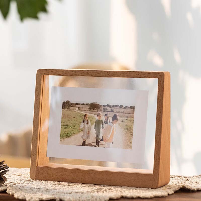 Transparent Wood Photo Frame